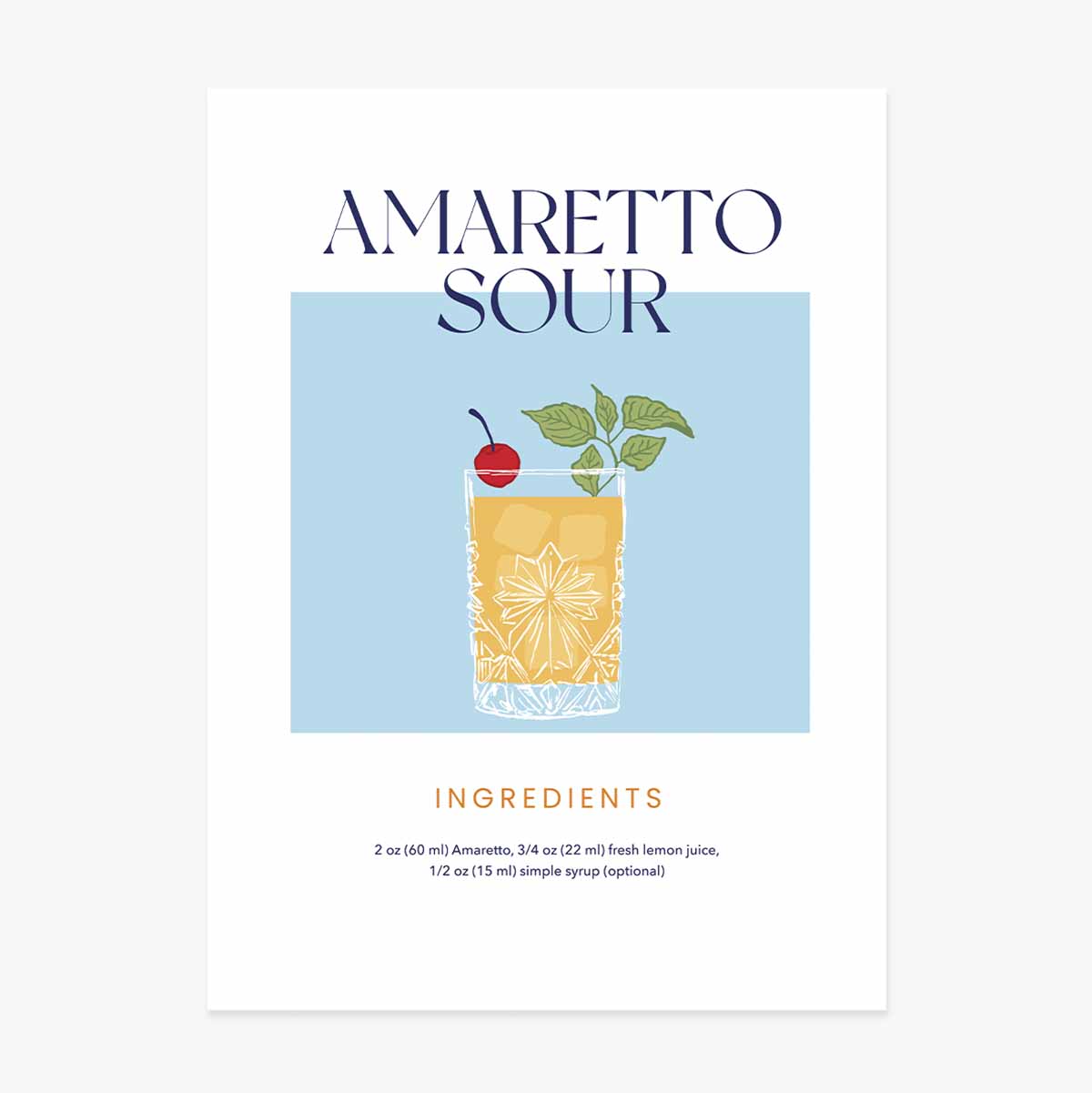 Amaretto Sour poszter