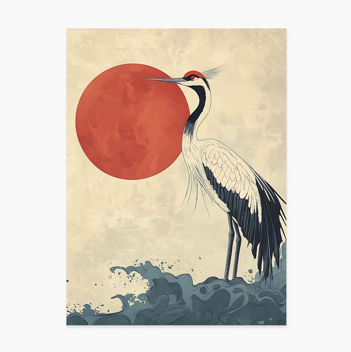 Japán daru poszter