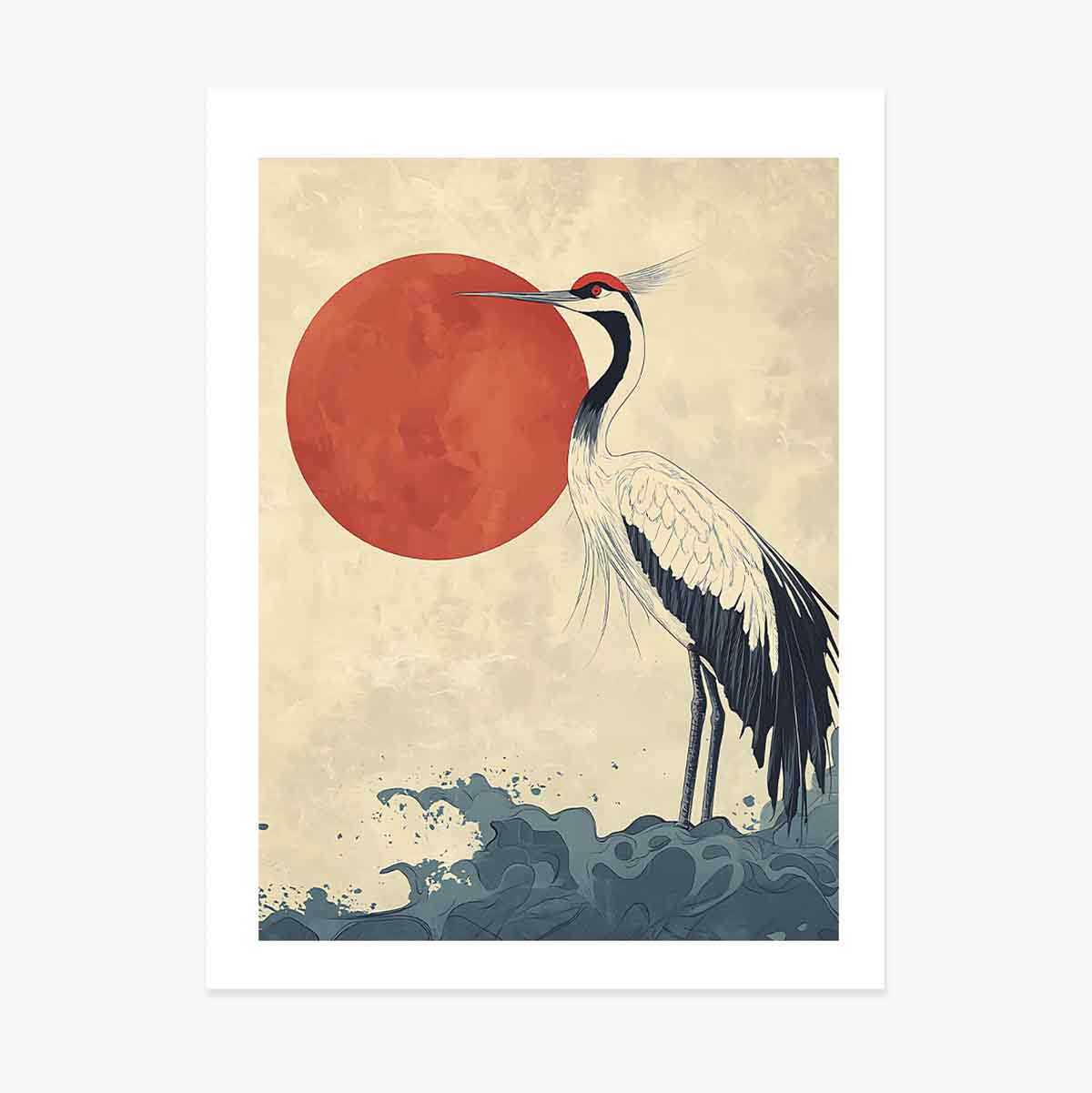 Japán daru poszter