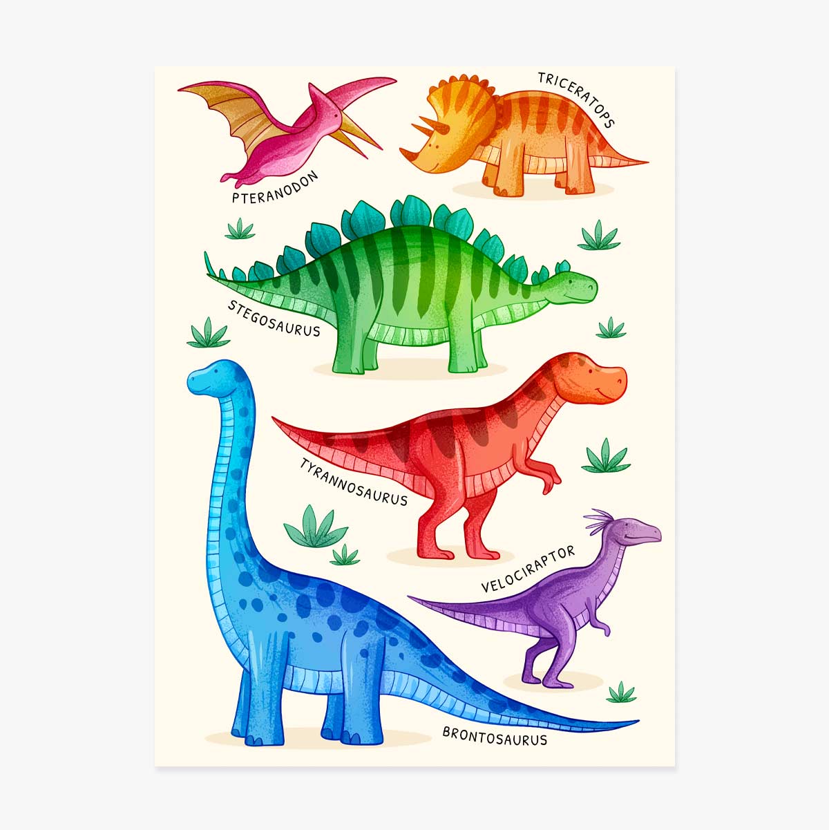 Dinoszauruszok poszter