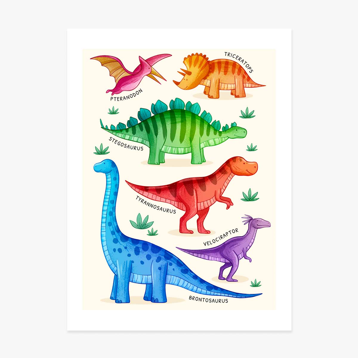 Dinoszauruszok poszter