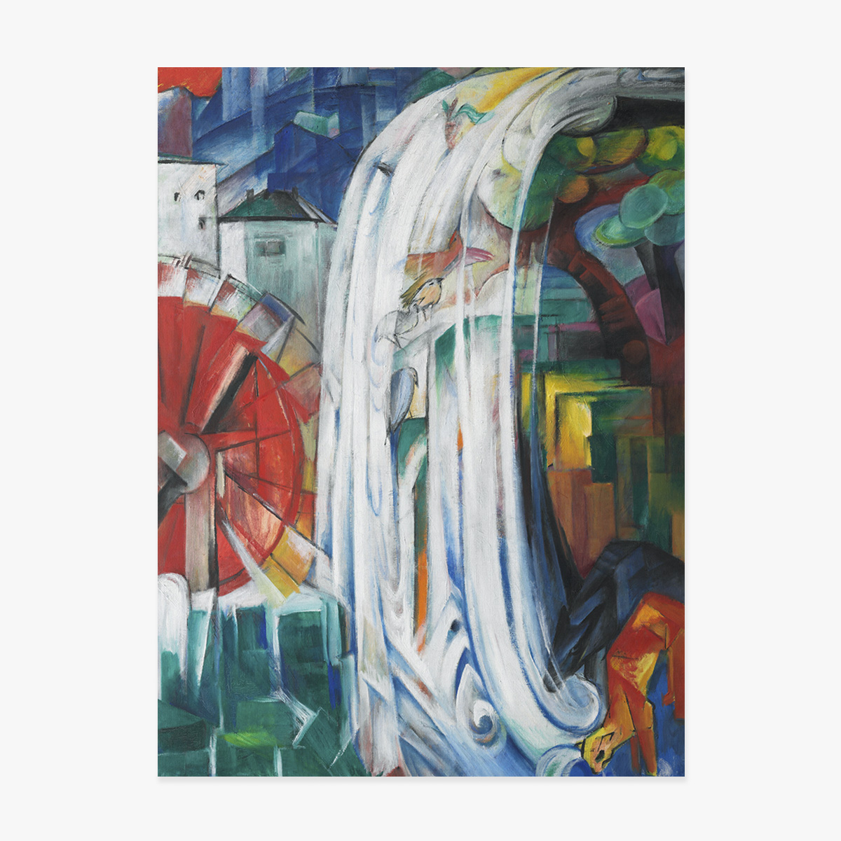 Poszter Franz Marc, Az elvarázsolt malom 1913
