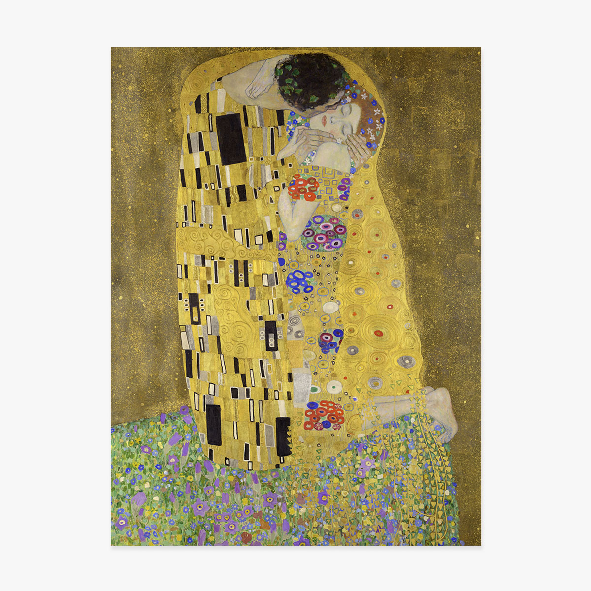 Gustav Klimt poszter, A csók, 1908