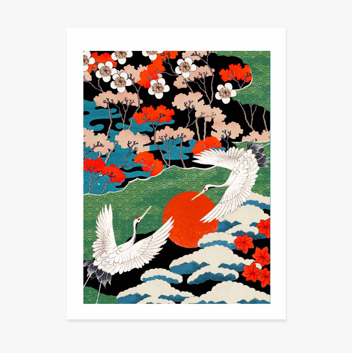 Japán illusztrált poszter