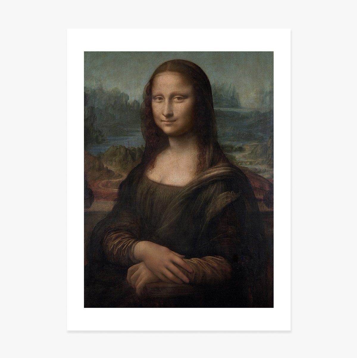 Poszter Leonardo da Vinci, Mona Lisa del Giocondo, 1506