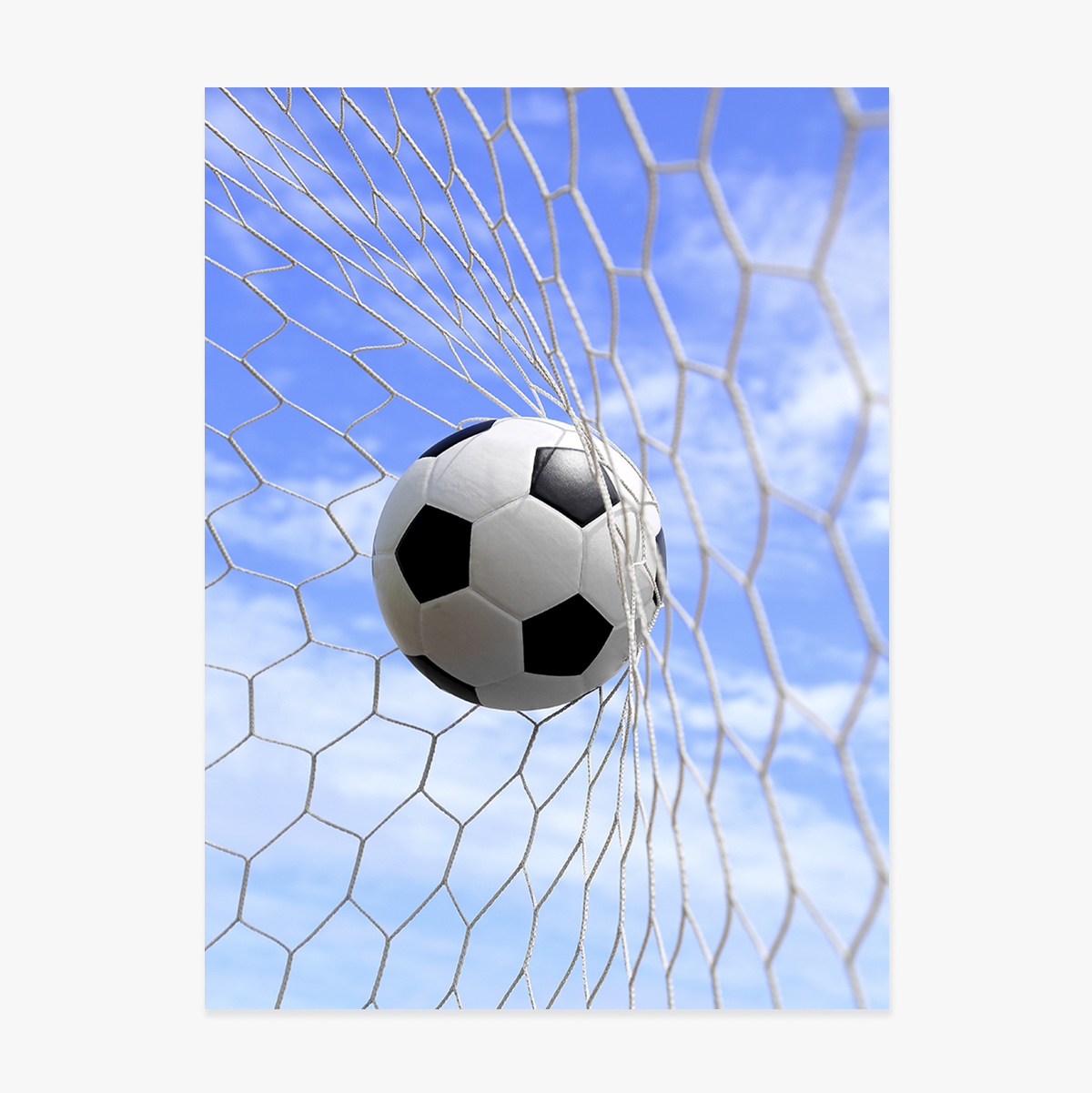 Poszter Labda a futballkapuban