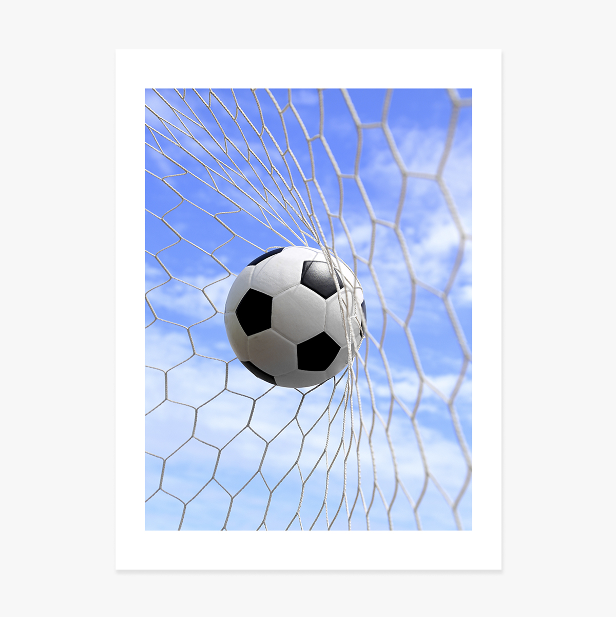 Poszter Labda a futballkapuban
