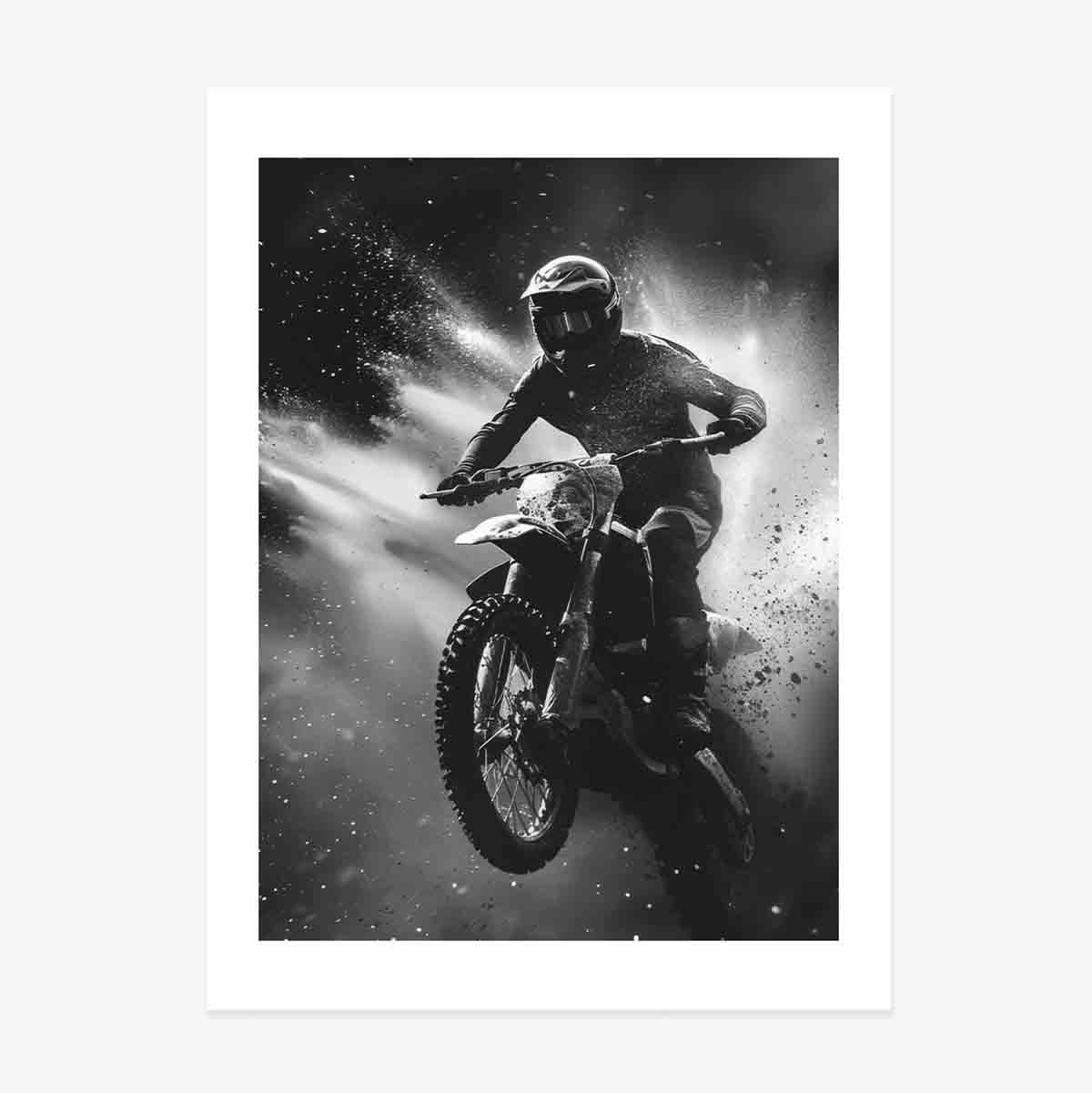 Motorkerékpáros poszter
