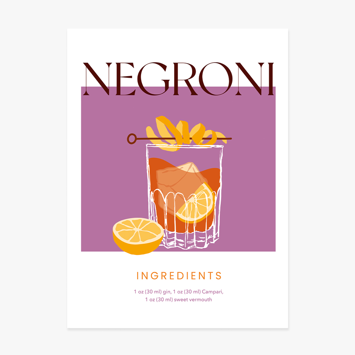 Negroni poszter