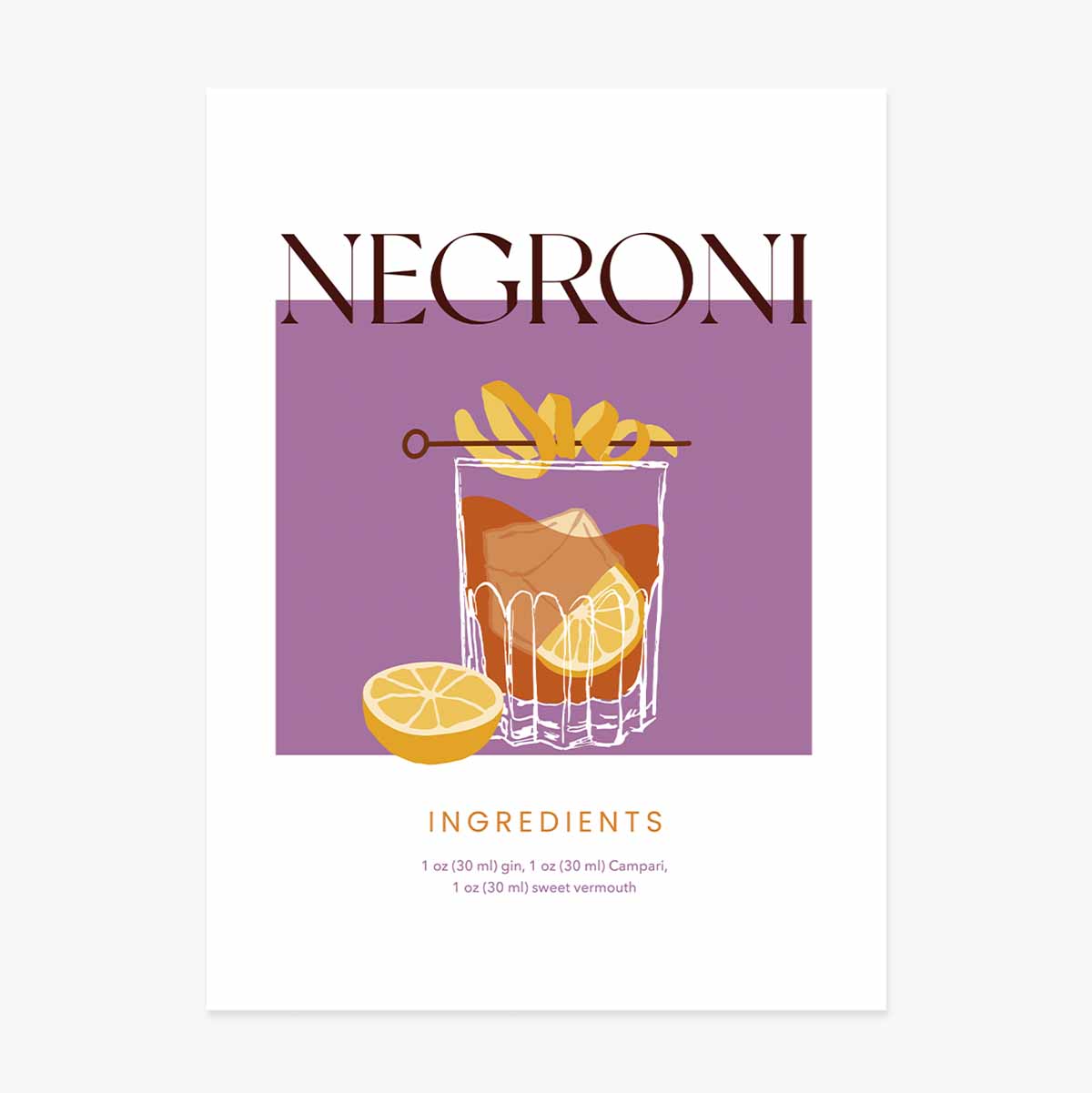 Negroni poszter