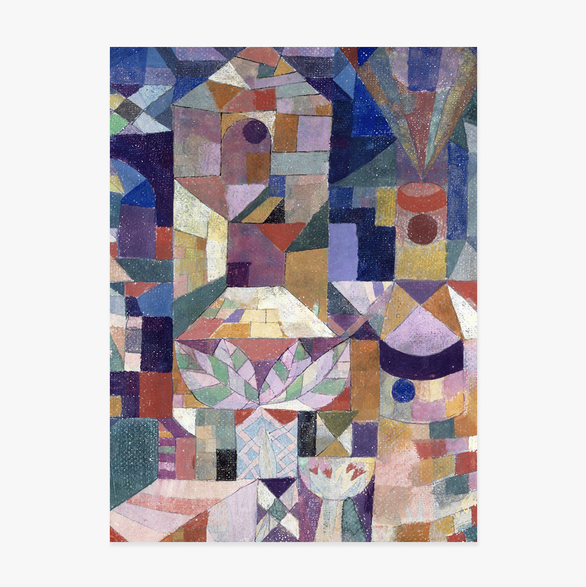Poszter Paul Klee, Burggarten 1919