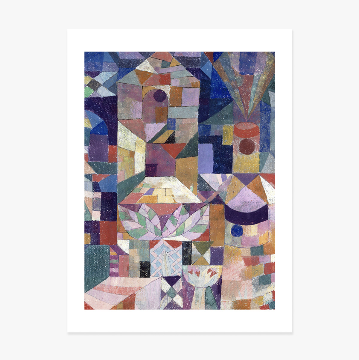 Poszter Paul Klee, Burggarten 1919