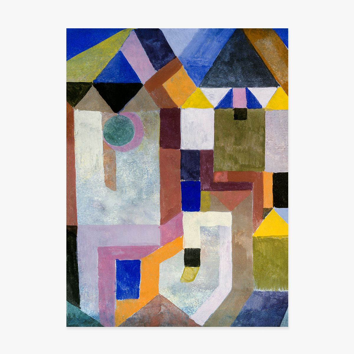 Paul Klee poszter, Színes építészet, 1917