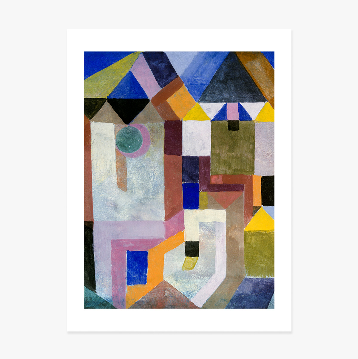 Paul Klee poszter, Színes építészet, 1917