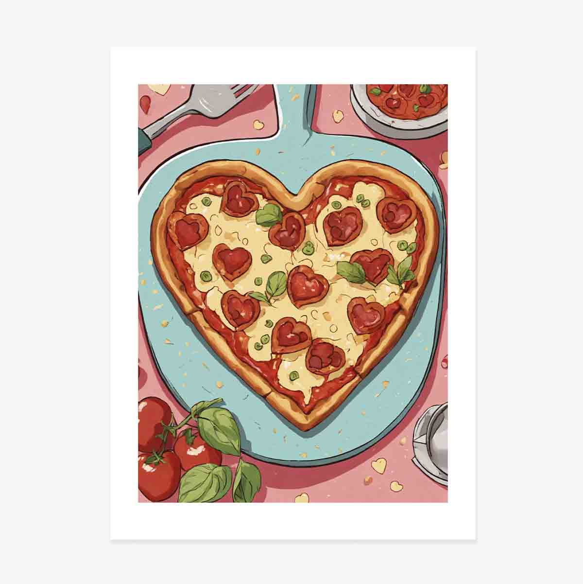 Pizza Heart poszter