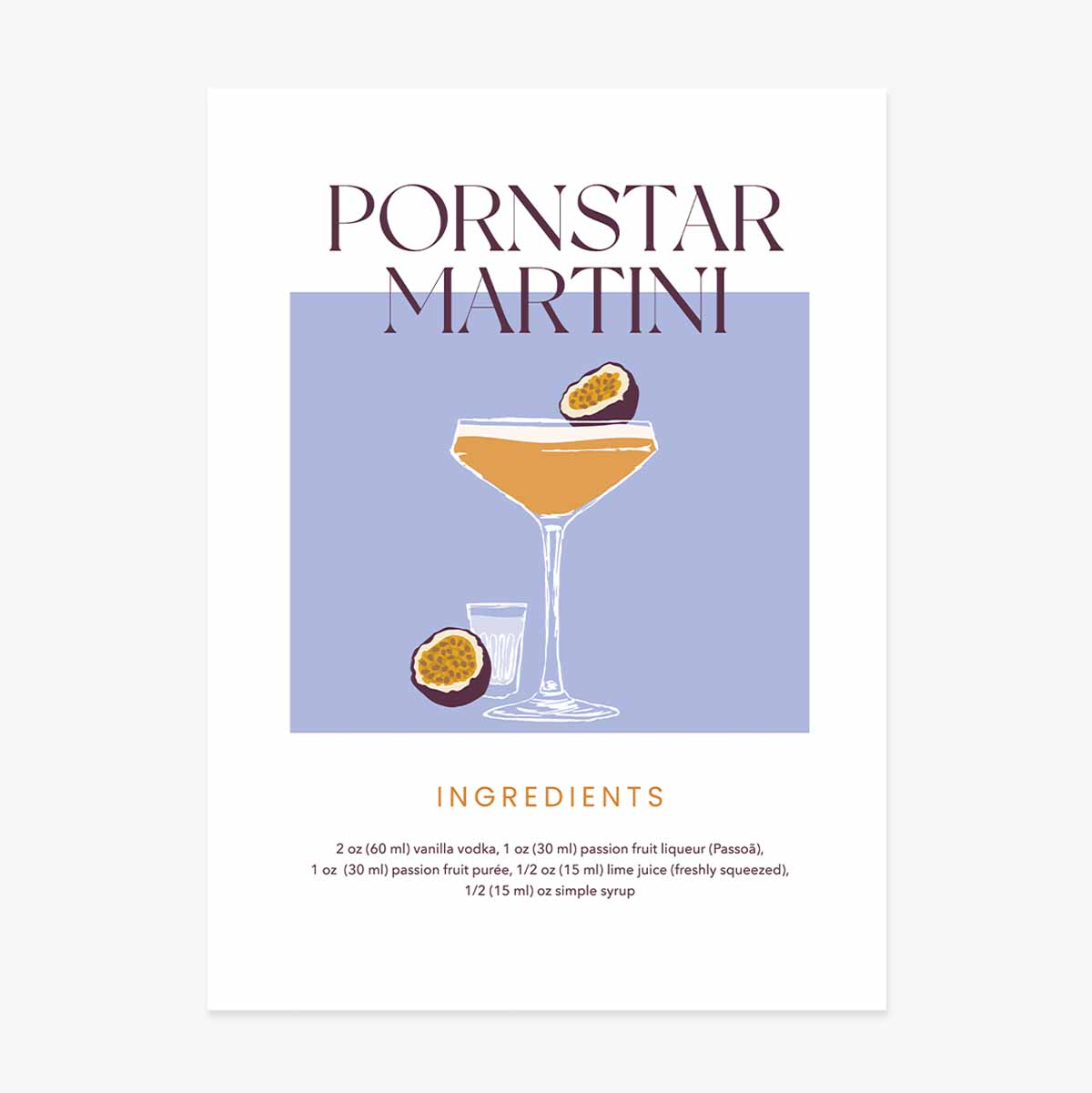 Poster Pornstar Martini
