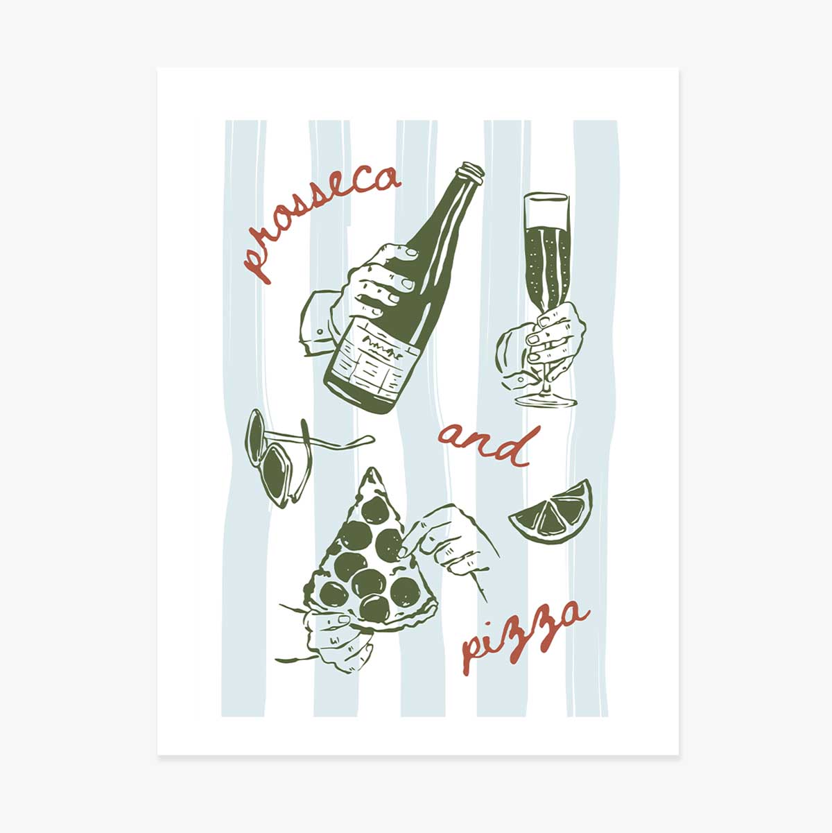 Prosseco & Pizza poszter