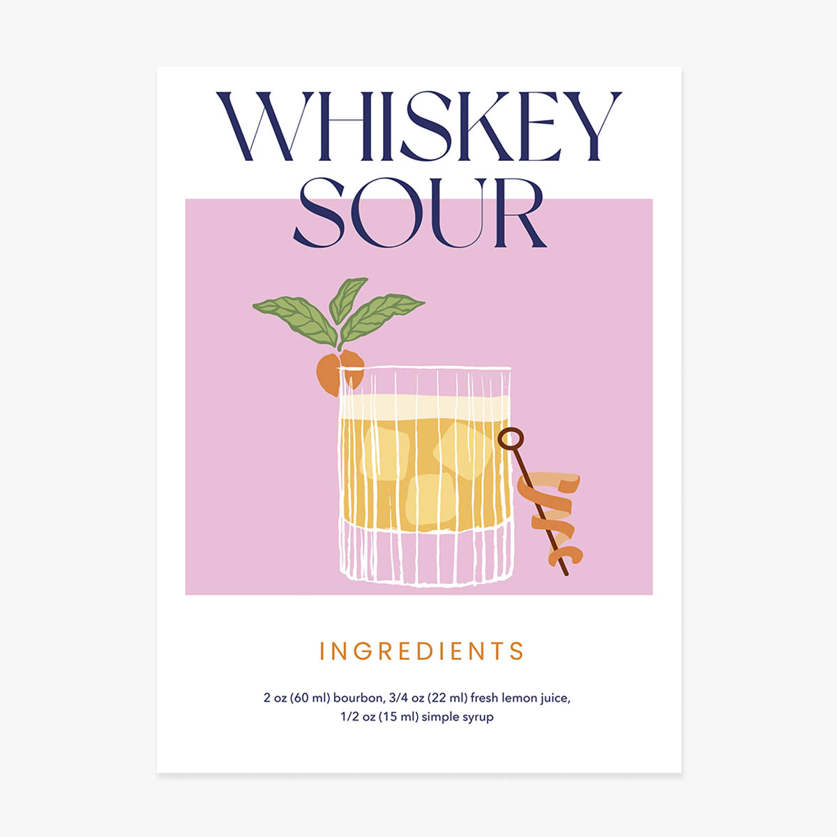 Whiskey Sour poszter