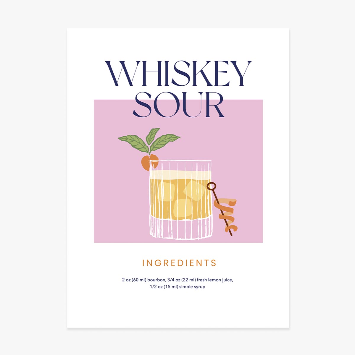 Whiskey Sour poszter